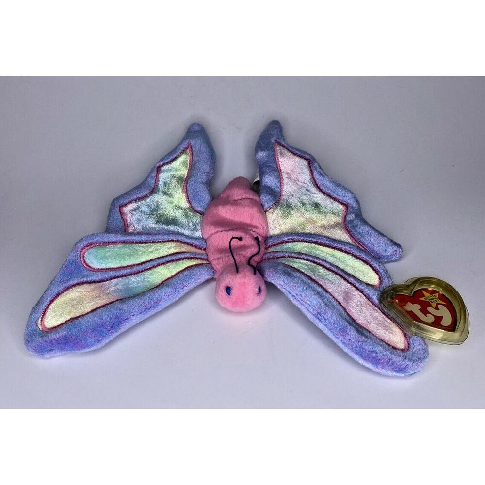 1999 Ty Beanie Baby "Flitter" Retired Butterfly BB7